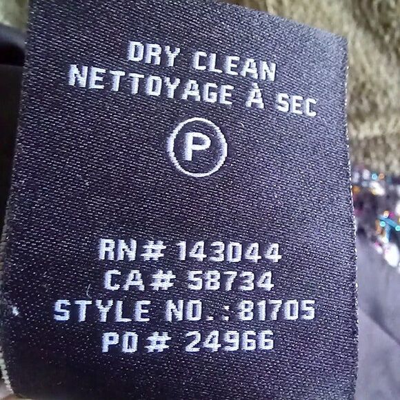 Bagatelle Collection Tweed A-Line Mini Skirt-Large-Metallic Tinsel-Rainbow-Lined - Picture 7 of 7